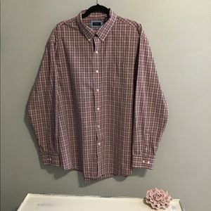 🌸 EUC Arrow Plaid Button Down Shirt Sz XL